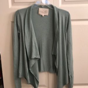 Light weight wrap sweater! Mint green